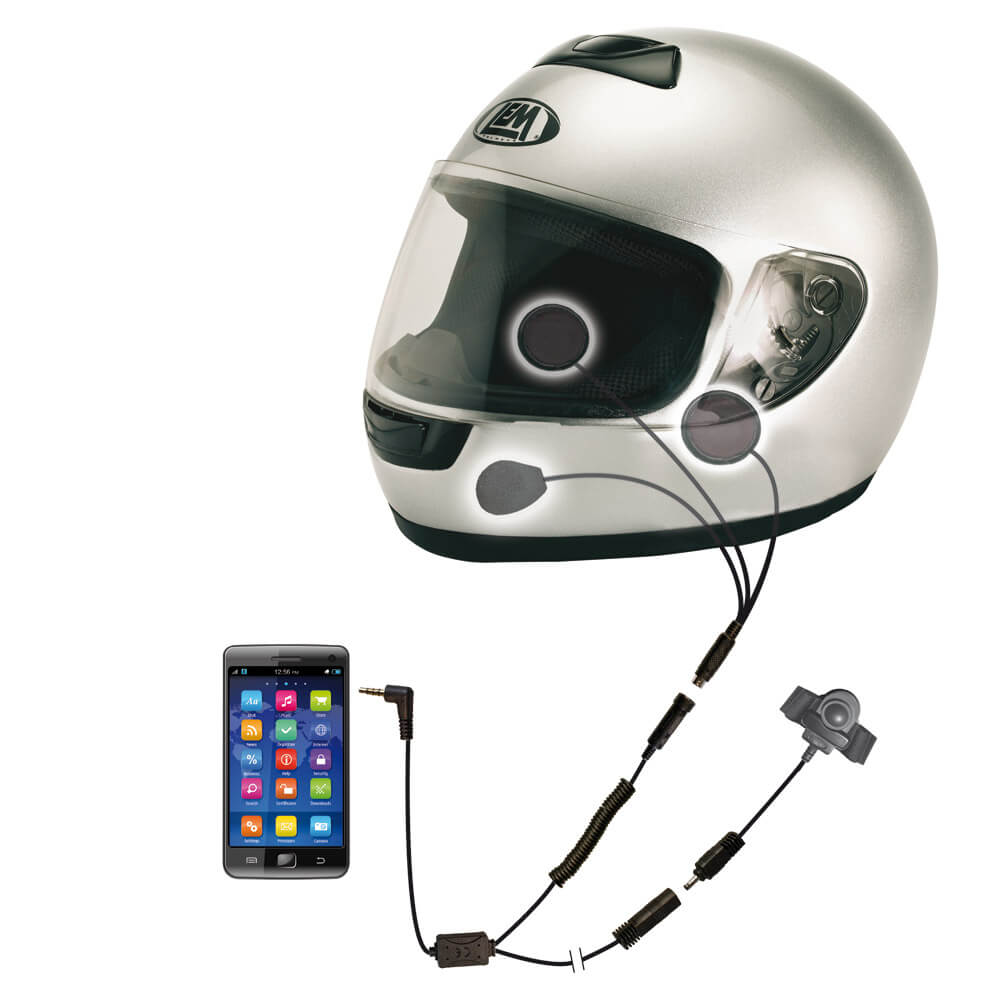 Albrecht SHS 300i Motorradhelm Stereo Headset