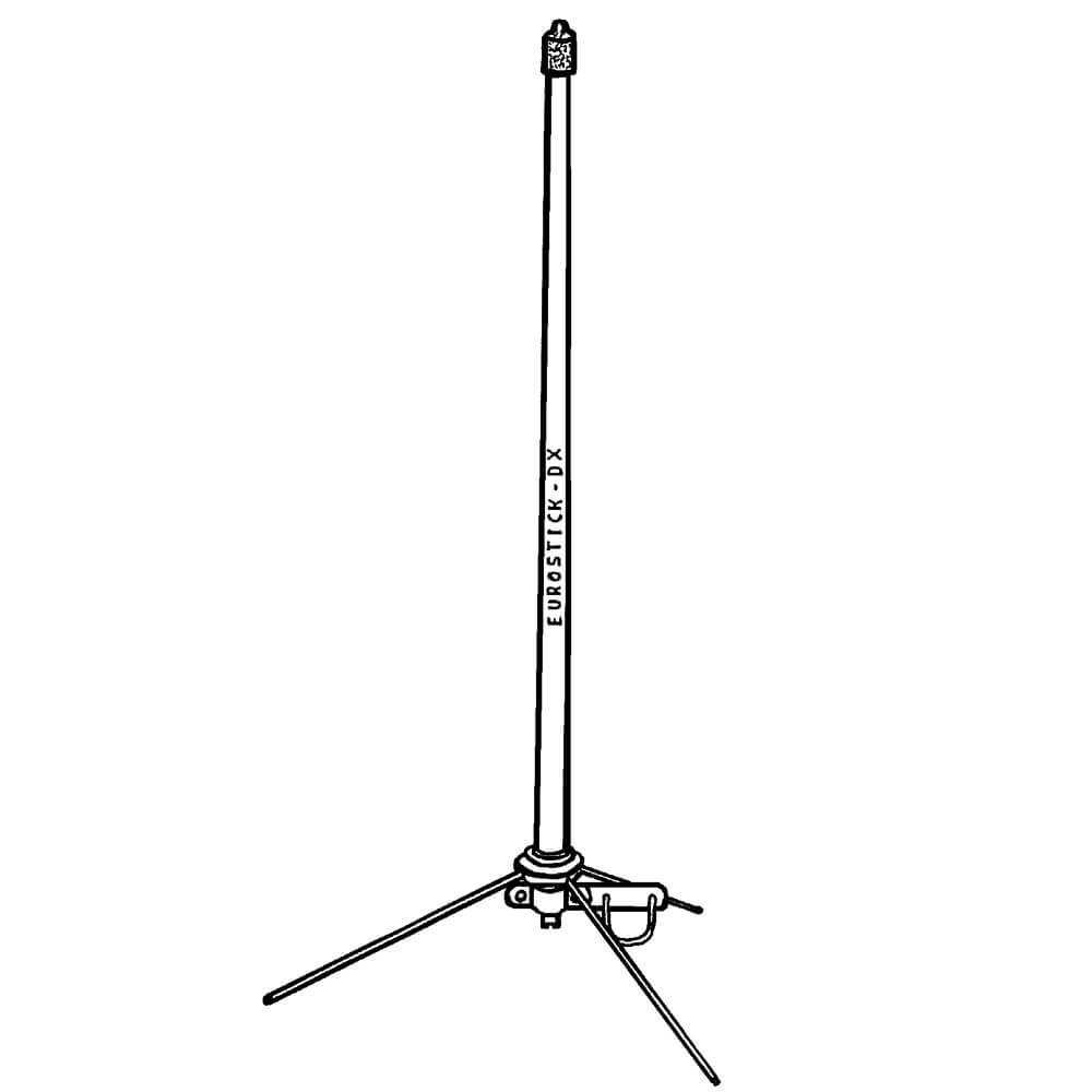 Albrecht Eurostick DX, scanner station antenna, 3 radials