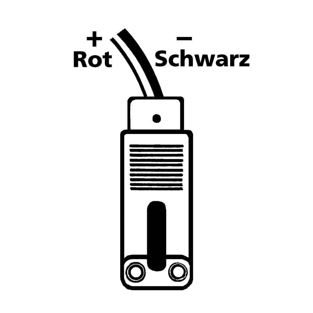 Albrecht NC B 302, DC-Kabel, oval 2-polig