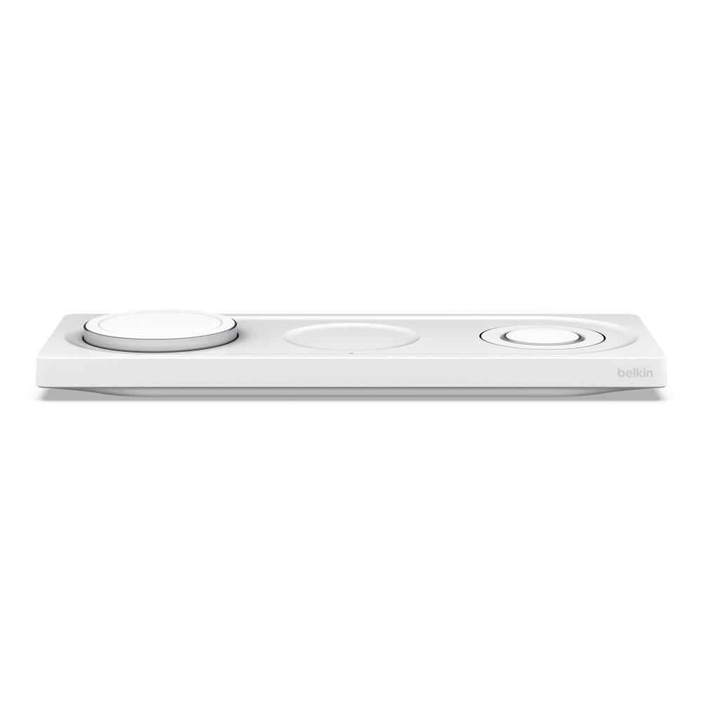 Belkin Boost Charge Pro - 3-in-1 wireless charging pad with MagSafe - white