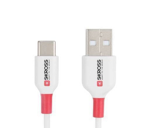 SKROSS USB Kabel USB-C 2.0 auf USB-A, 1,2m, weiss