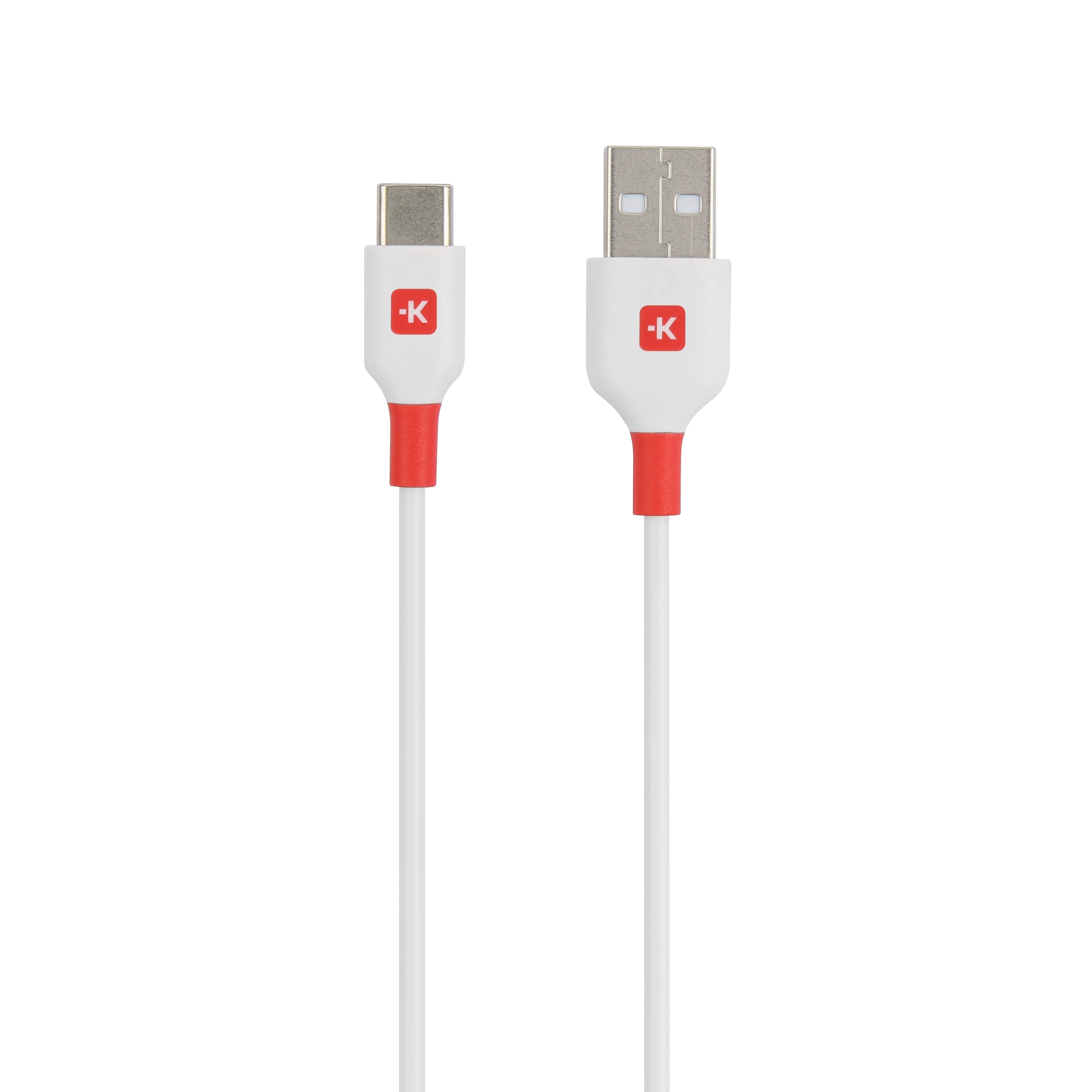 SKROSS USB Kabel USB-C 2.0 auf USB-A, 2,0m , weiss