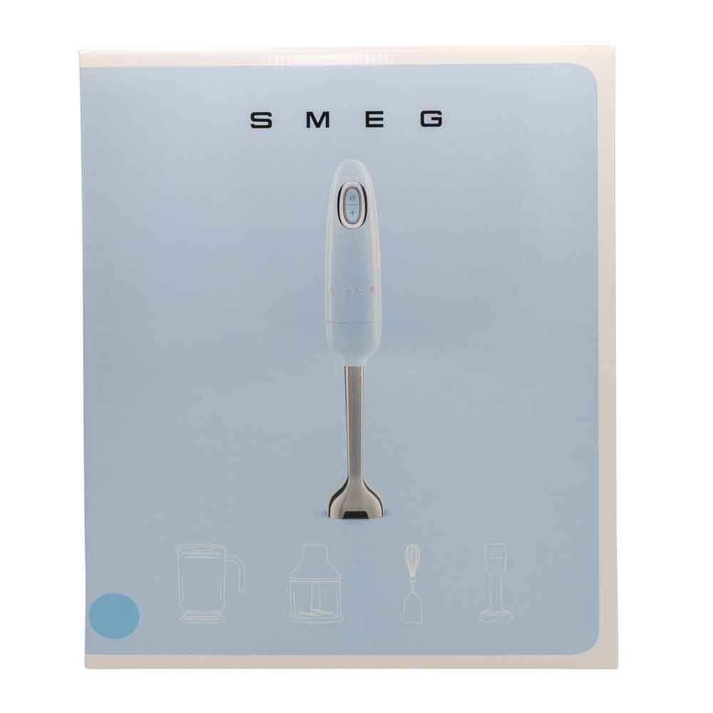 Smeg HBF22PBEU hand blender 50`s style pastel blue