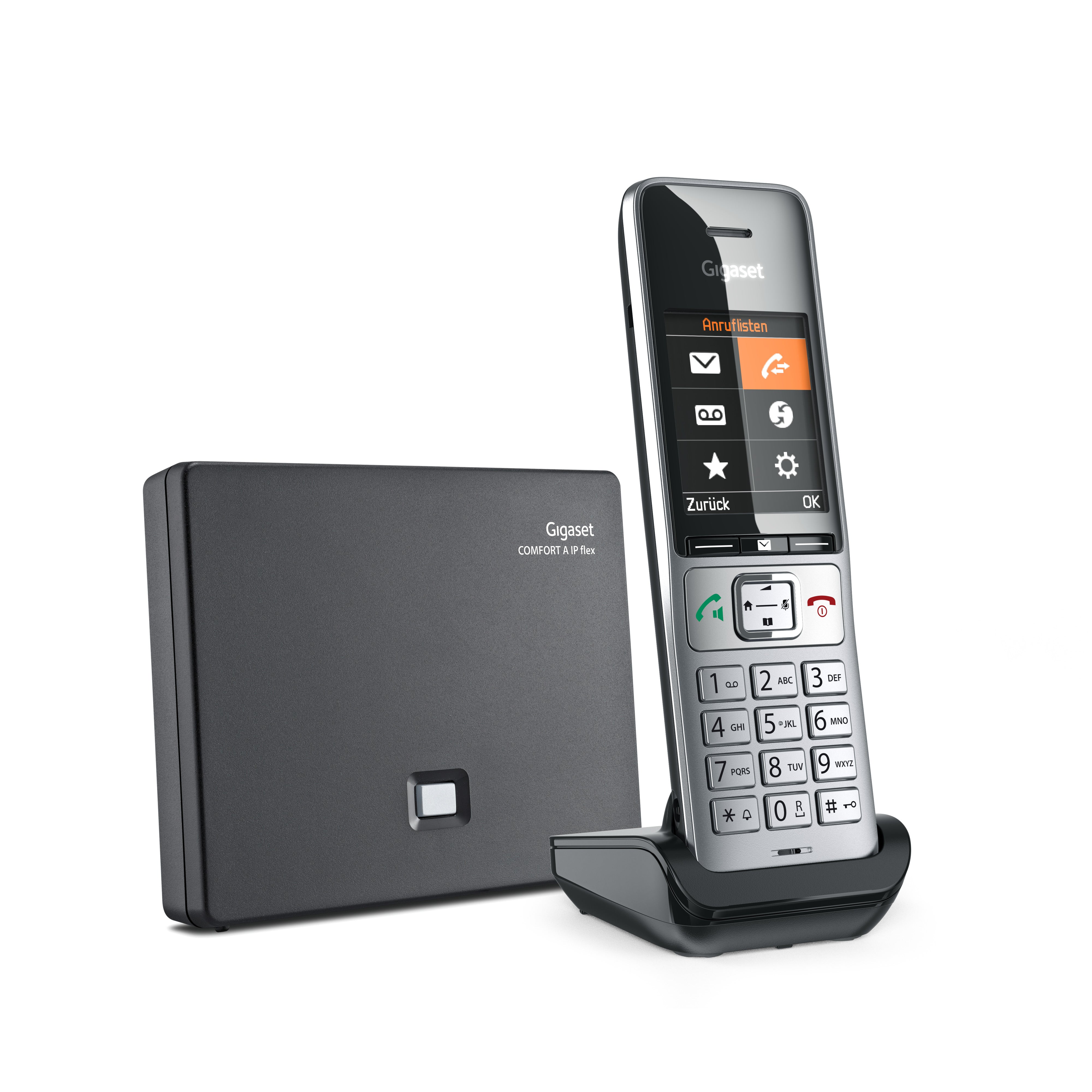 Gigaset Comfort 500A IP flex silver black