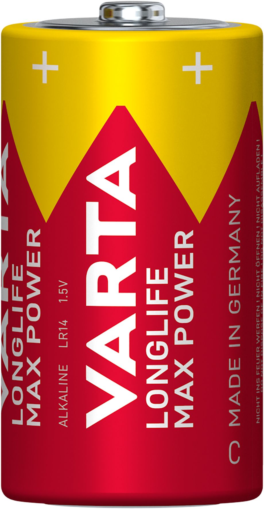 VARTA Longlife Max Power Baby C LR14 Batterie (2er Pack) Alkaline