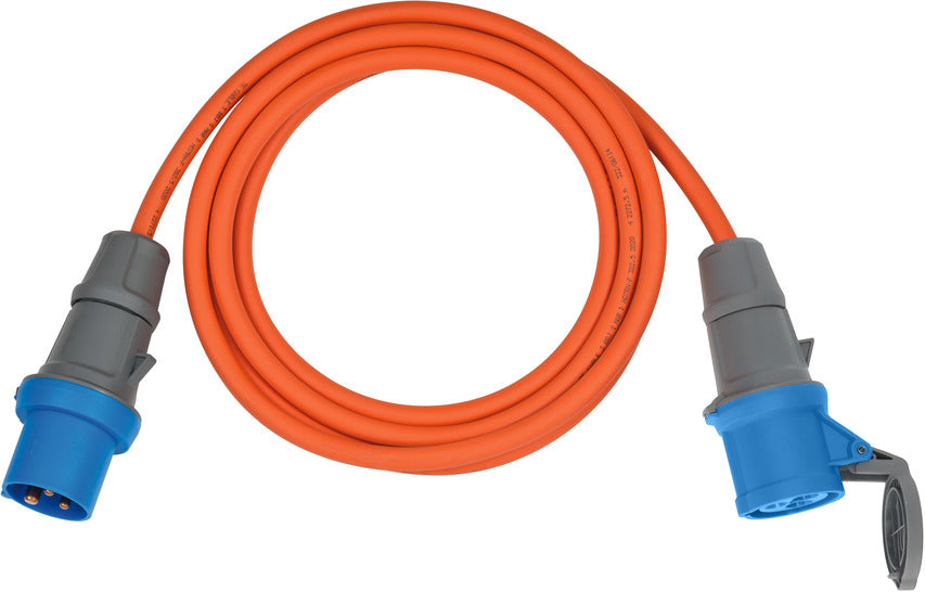 Brennenstuhl CEE extension cable 5m CEE 230V/16A plug/coupling IP44 orange