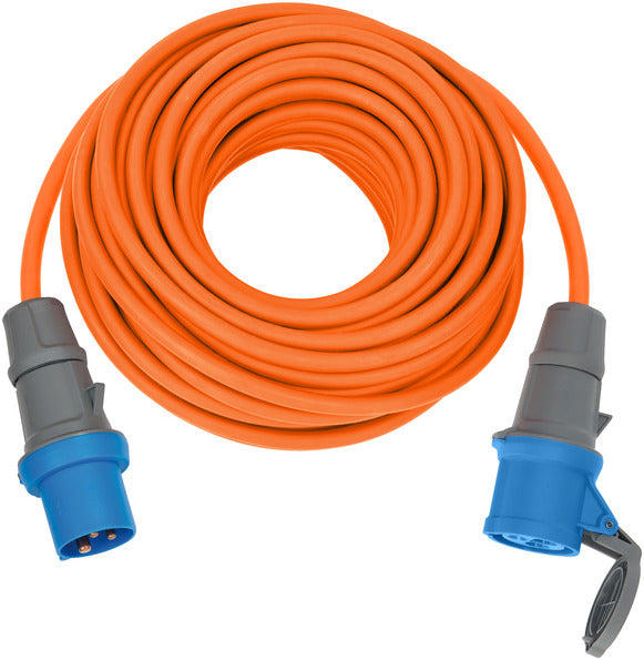 Brennenstuhl CEE extension cable 25m CEE 230V/16A plug/coupling IP44 orange