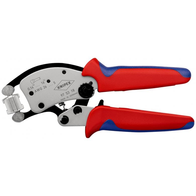KNIPEX Twistor®16 Self-adjusting crimping pliers for wire end ferrules, SB
