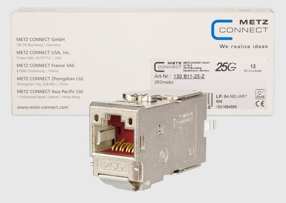 METZ CONNECT 25Gmodul single module, pack of 12