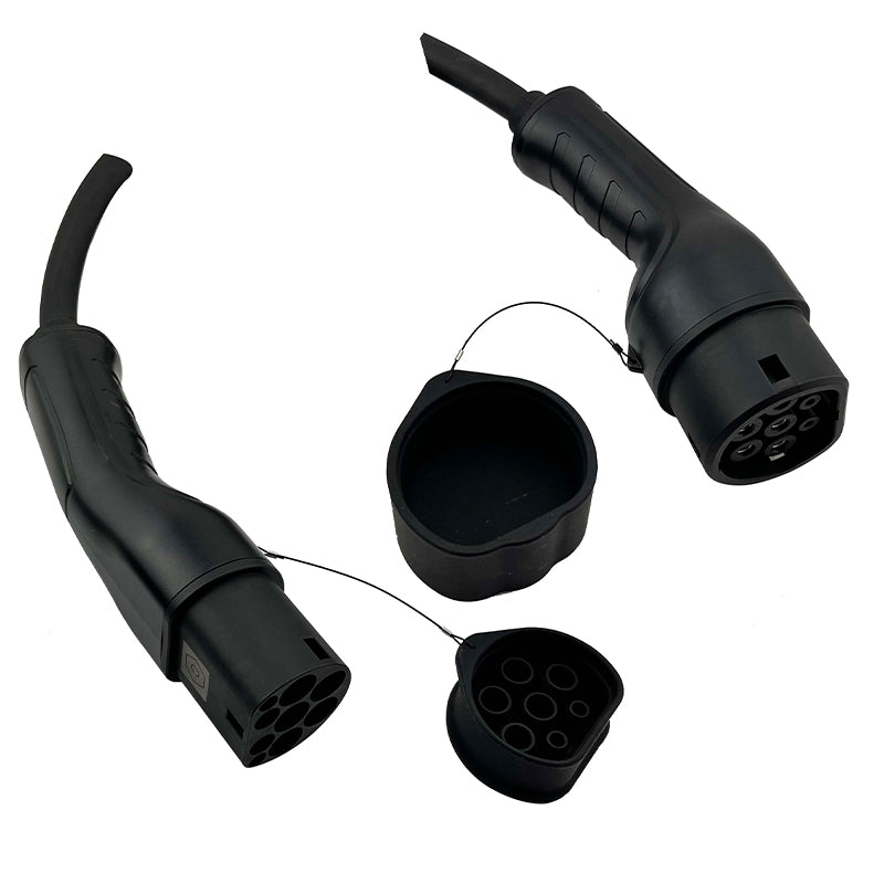 Helos e-car charging cable, type 2, TÜV, 3-phase, 16 A, 11 kW, 7.5 m
