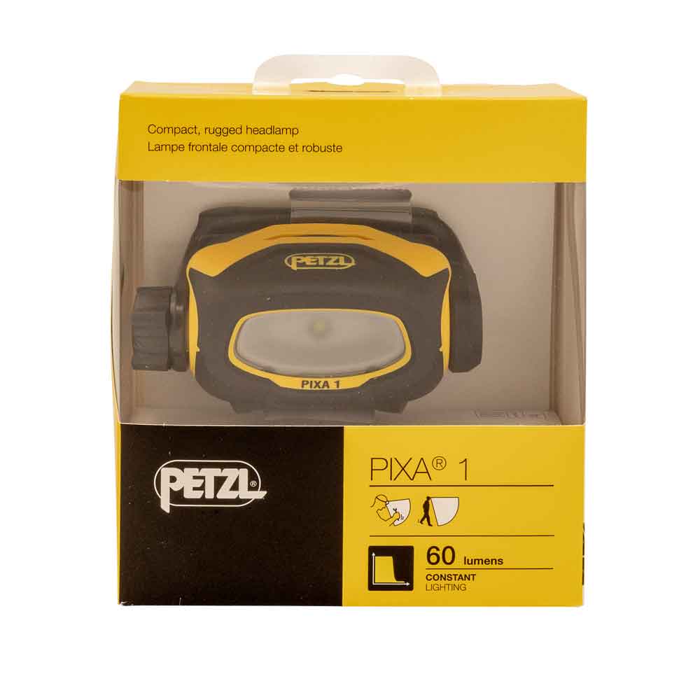 Petzl E78AHB 2 Pixa 1 Headlamp Black/Yellow