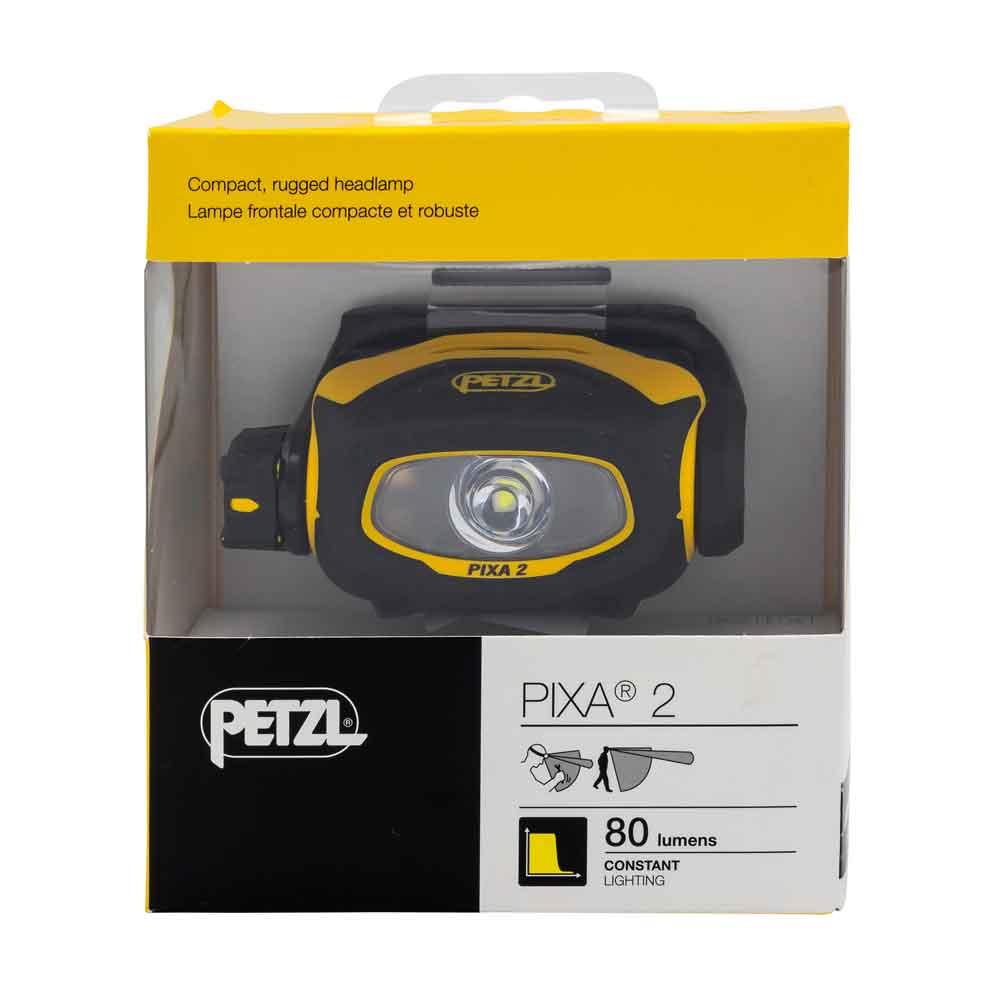 Petzl E78BHB 2 Pixa 2 Headlamp Black/Yellow