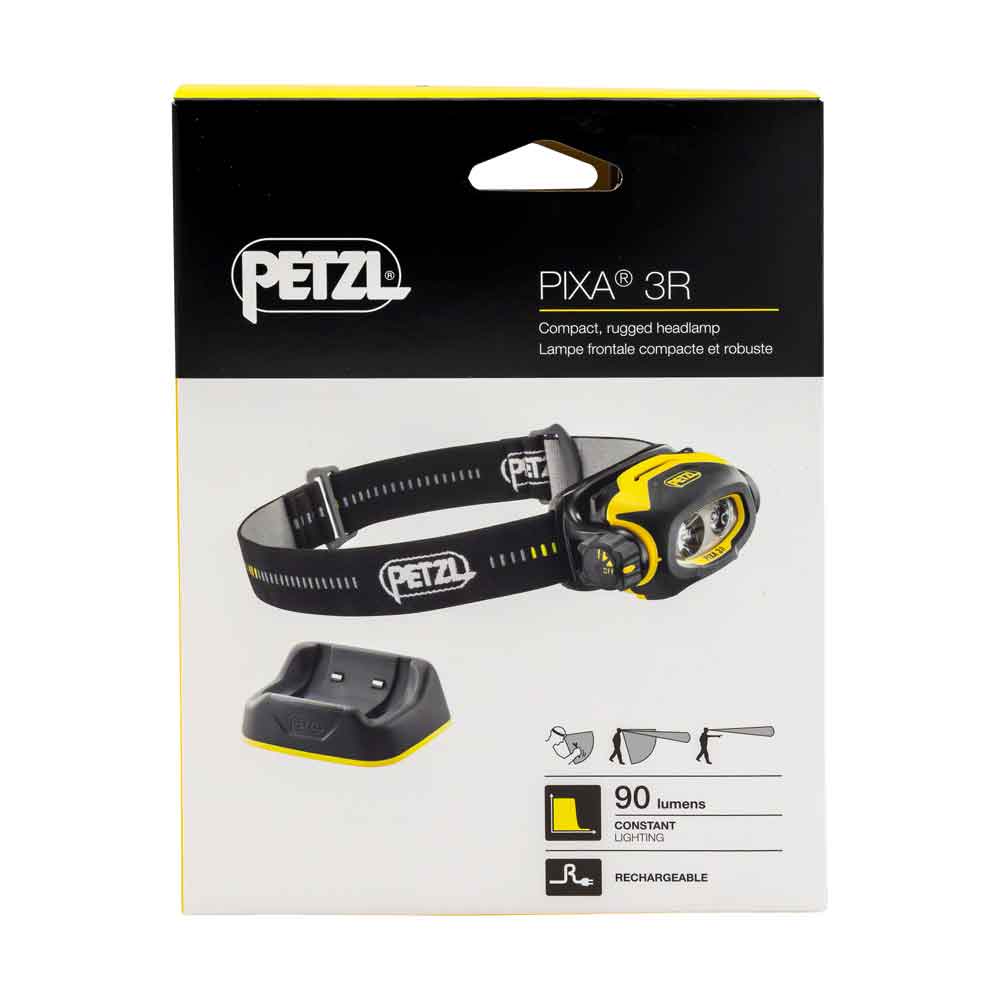 Petzl E78CHR 2 Pixa 3R Headlamp Black/Yellow