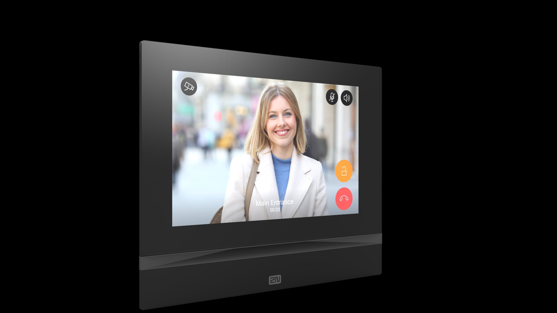 2N Indoor View 7 inch Black