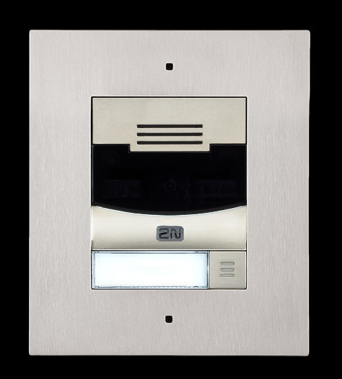 2N IP Solo with camera flush mounting