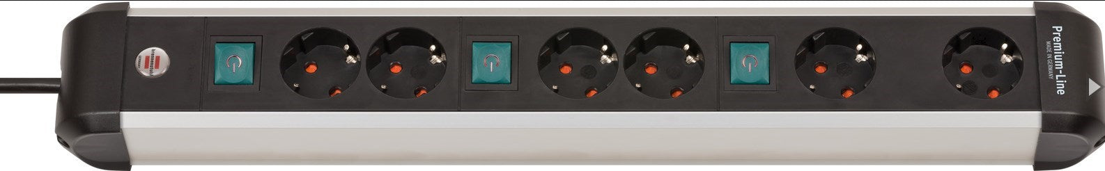 Brennenstuhl Premium-Alu-Line technology power strip 6-way 3m H05VV-F 3G1,5 2
