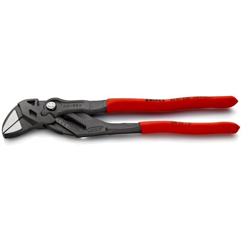 KNIPEX pliers wrench 250 mm, handles coated with plastic