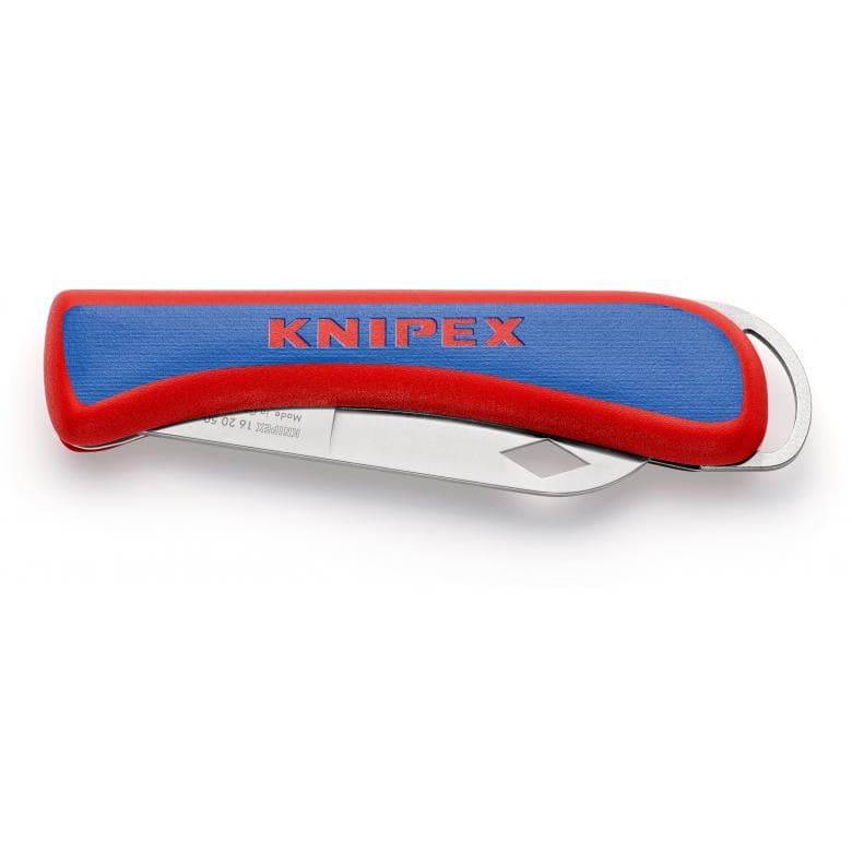 KNIPEX electrician's folding knife, self-service packaging