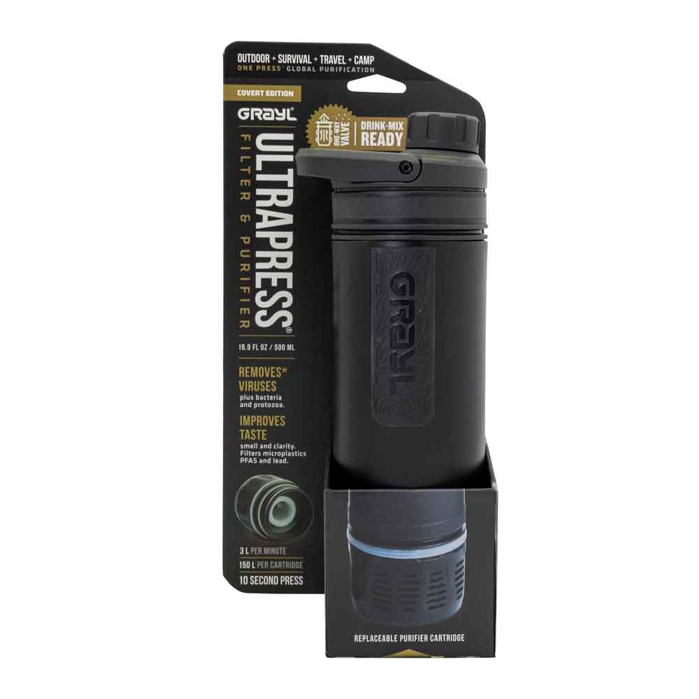 Grayl UltraPress Covert Black