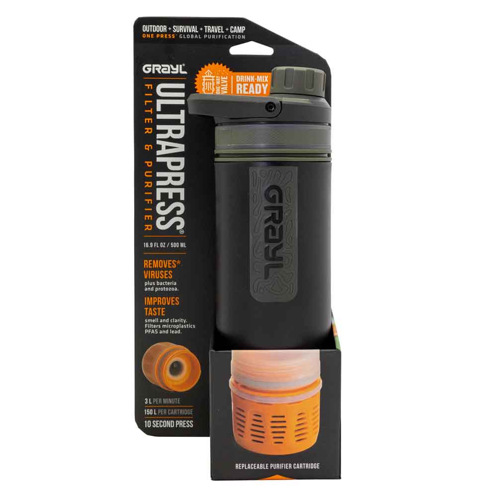 Grayl UltraPress Camp Black
