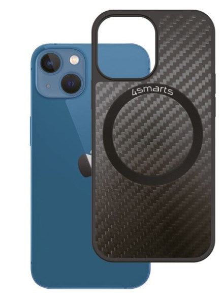 4smarts Carbon Case mit UltiMag für Apple iPhone 14 Plus schwarz