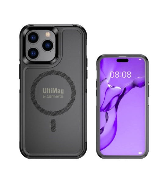 4smarts Defend Case mit UltiMag für Apple iPhone 14 Pro schwarz