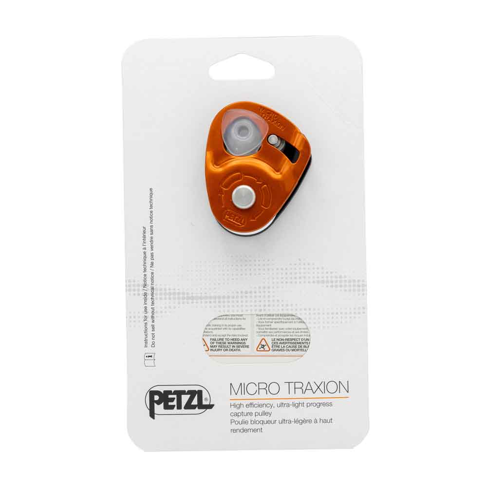 Petzl P53 MICRO TRAXION pulley with anti-reverse device