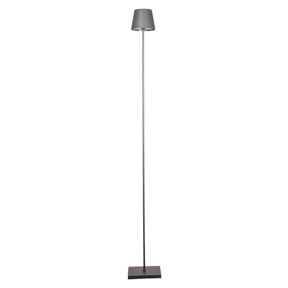 Sigor battery-powered floor lamp NUINDIE 1200mm anthracite round