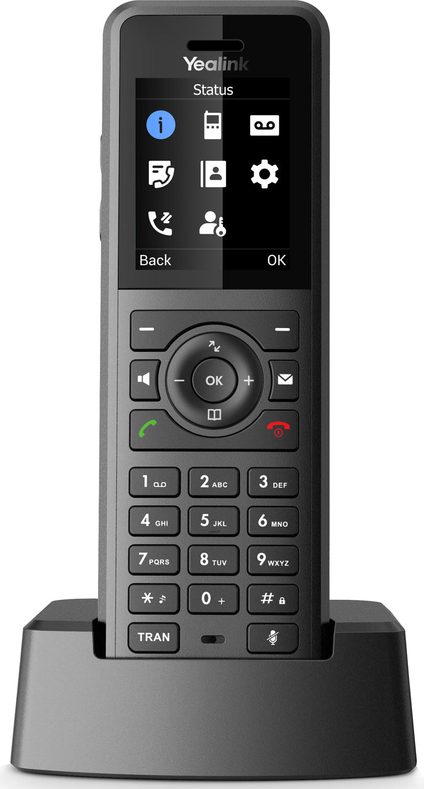 Yealink W57R SIP DECT handset with charging cradle