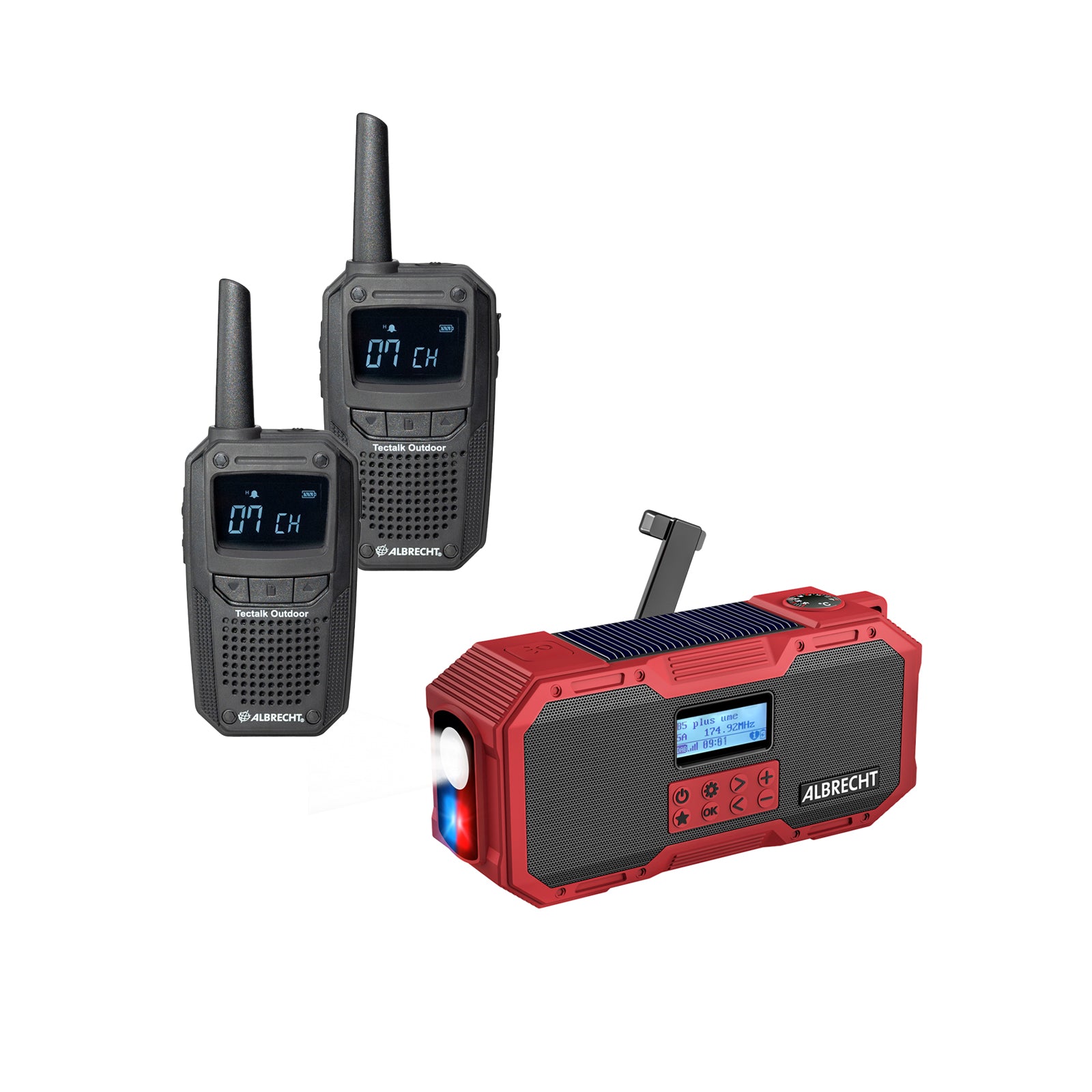 Albrecht PMR Notfall Set 2: TT Outdoor + DR112