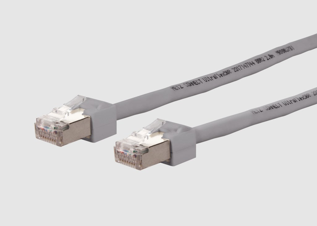 Metz Connect Patchkabel Cat.6 Ultraflex500 VoIP AWG 26 2,0 m grau