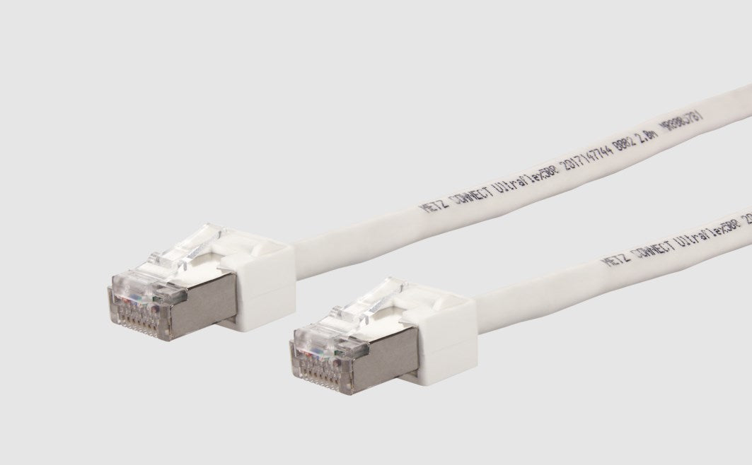 Metz Connect Patchkabel Cat.6 Ultraflex500 VoIP AWG 26 5,0 m weiß