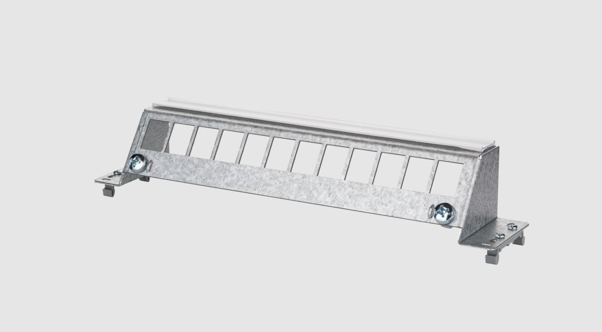 Metz Connect SmartConnect patch panel 12 port keystone, unequipped