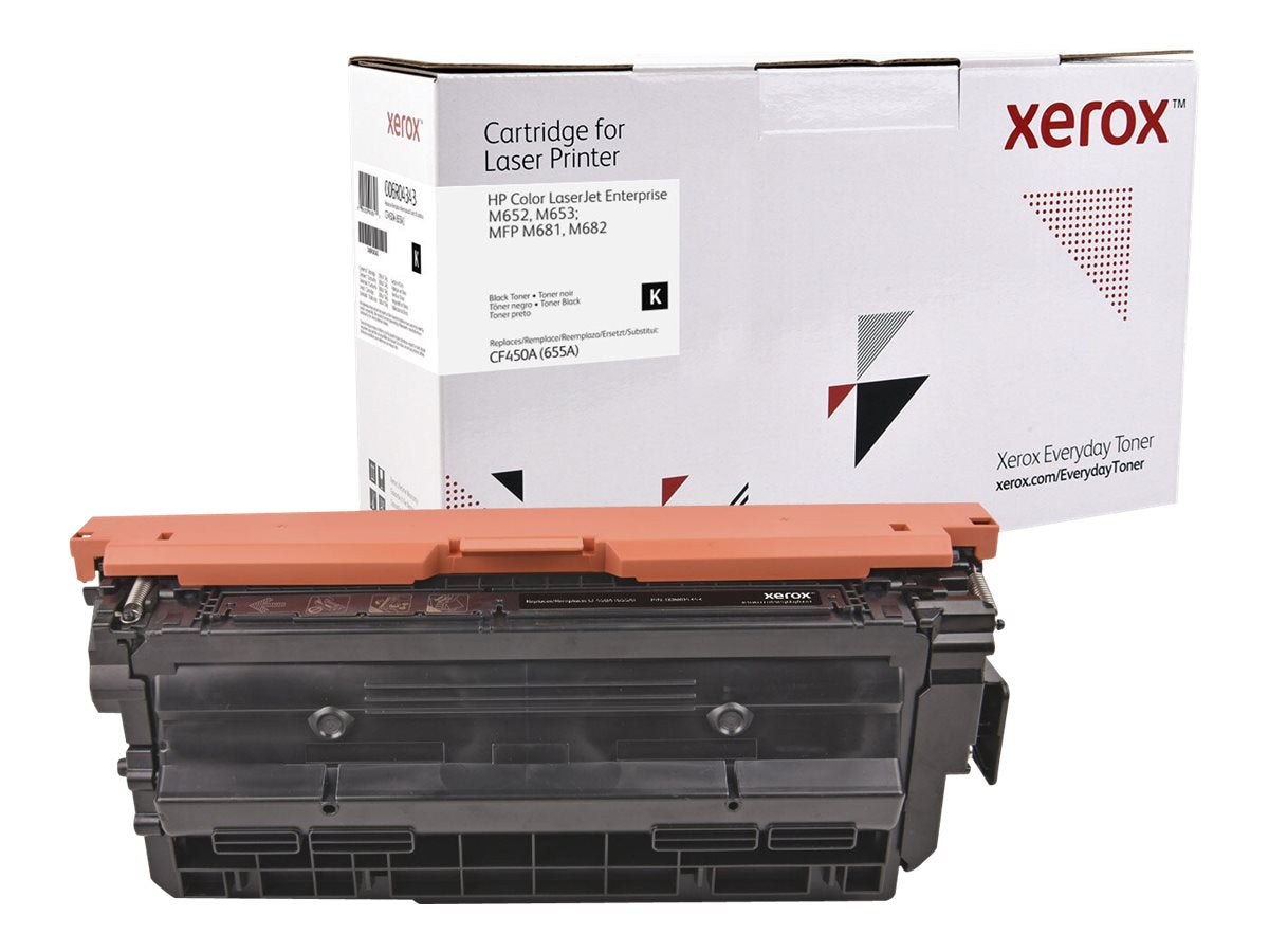 Xerox Everyday Remanufactured Toner Black replaces HP 655A (CF450A)