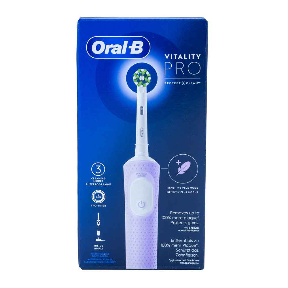 Braun Oral-B Vitality Pro D103 Hangable Box Lilac Violet Electric Toothbrush