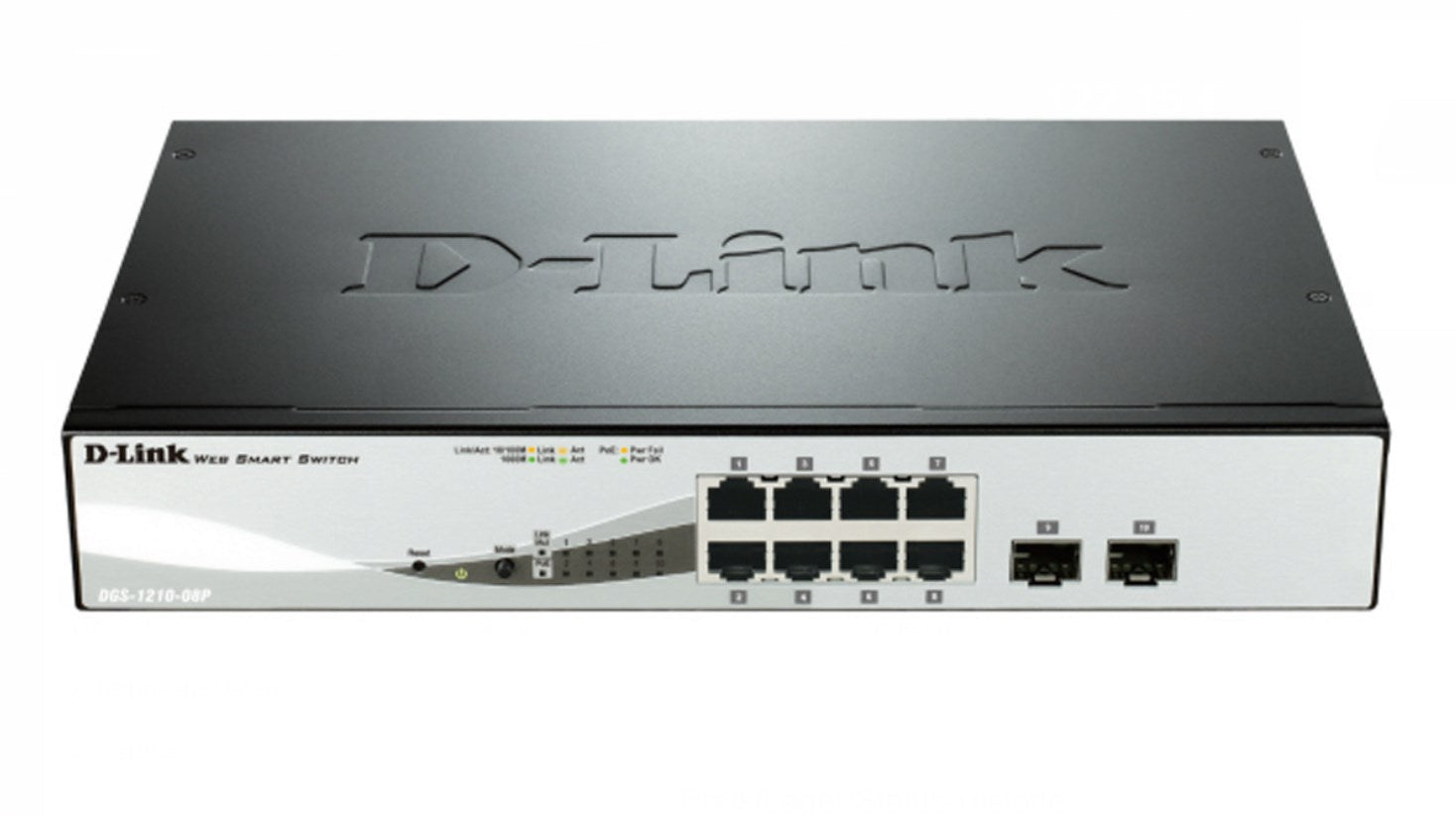 D-Link DGS-1210-08P 8-Port Layer2 PoE Smart Gigabit Switch