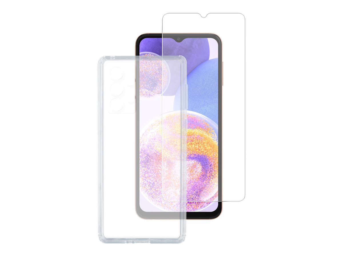 4smarts 360° Starter Set with X-Pro Clear Glass+Clear Case Samsung Galaxy A23/5G