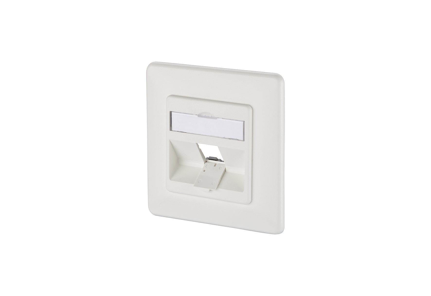 Metz Connect Modul Anschlussdose UP 1 Port unbestückt reinweiß