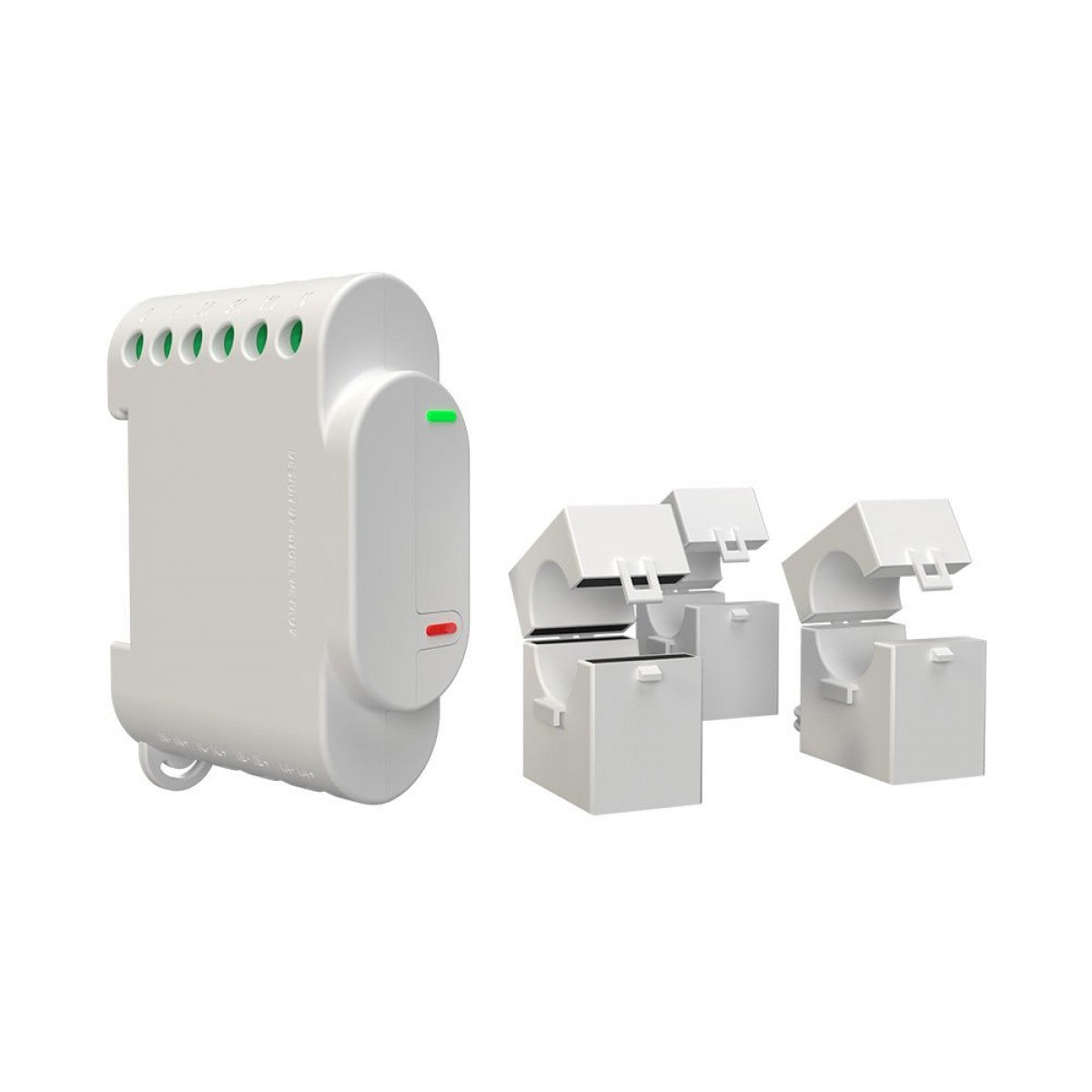 Shelly 3EM - WLAN electricity meter - 3x 120A - Incl. 3 terminals - measuring function