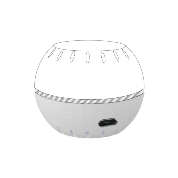 Shelly H&T USB Add-on - Power Supply - White