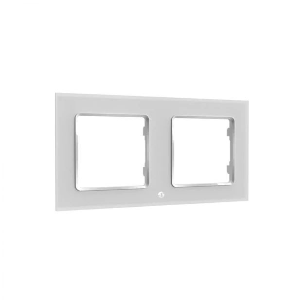 Shelly WF2 - Wall Frame 2 - Wall switch frame 2-way - White