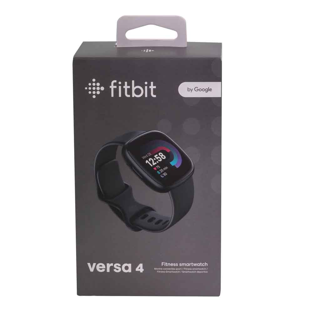 Fitbit Versa 4 Black / Aluminium in Graphite