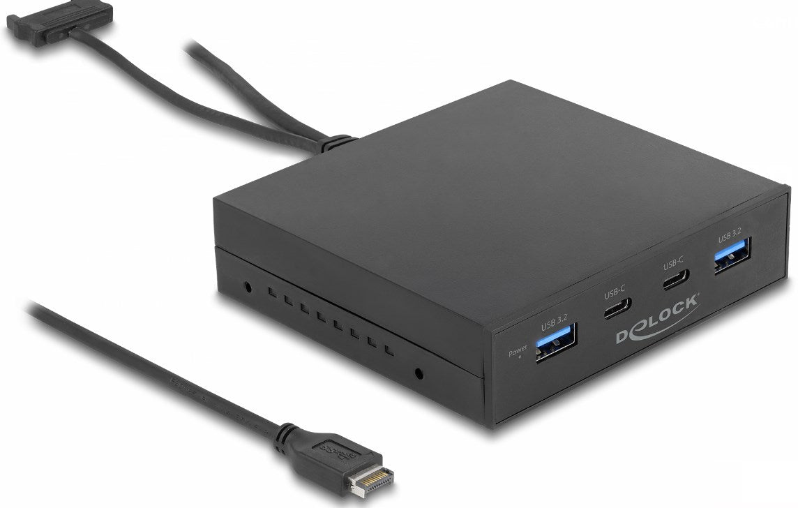 Delock 3.5? USB 3.2 Gen 2 Front Panel 2 x USB Type-C + 2 x USB Typ-A
