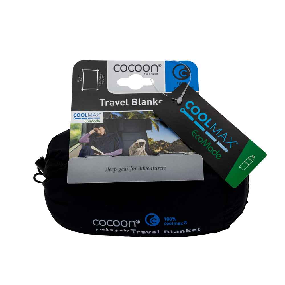 Cocoon Coolmax blanket, 180x140 cm, 100% Coolmax Ecomade navy