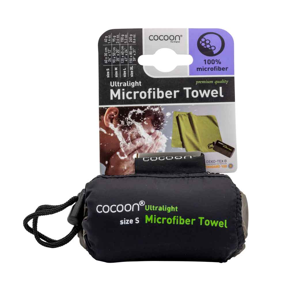 Cocoon Microfiber Towel Ultralight 60x30cm wasabi