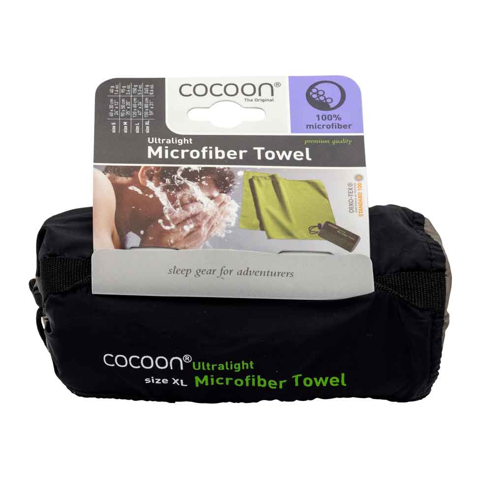 Cocoon Microfiber Towel Ultralight 150x80cm marsala red