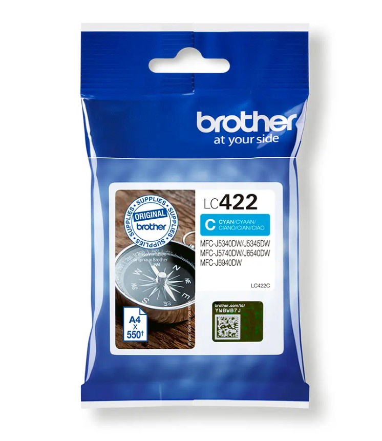 Brother ink LC422C - cyan