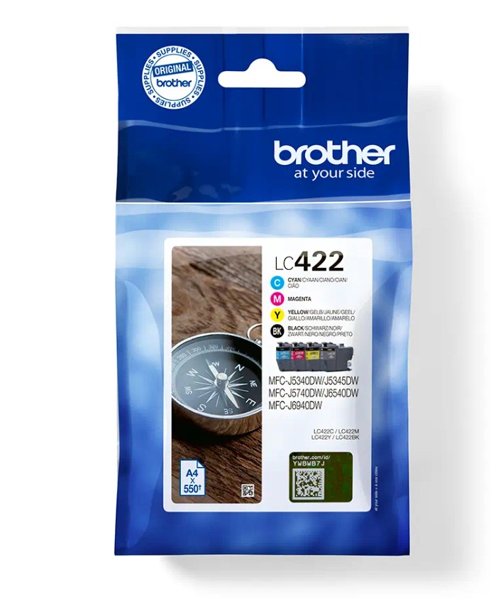 Brother ink set LC422 BK/C/M/Y set