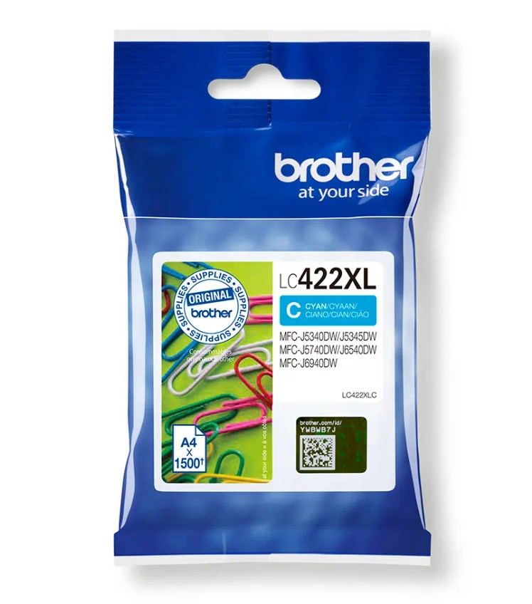 Brother ink LC422XLC - cyan XL