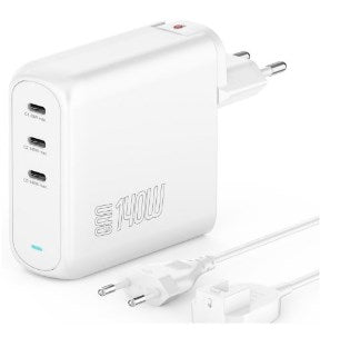 4smarts charger GaN Flex Pro 140W 3 USB-C white